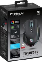 Defender GM-213 Thunder Wireless Gaming Egér - Fekete