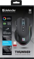 Defender GM-213 Thunder Wireless Gaming Egér - Fekete