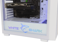 White Shark Warhead 3/B Midi Torony Számítógépház + 4db 120mm ventilátor - Fehér