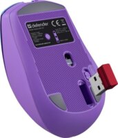 Defender MM-301 Mystery Bluetooth + RF Wireless Egér - Lila