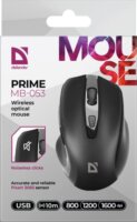 Defender MB-053 Prime Silent Wireless Egér - Fekete