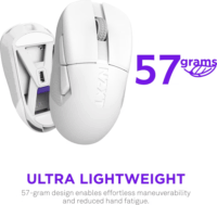NZXT Lift Elite Wireless Gaming Egér - Fehér