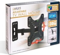 Delight 39694B 17"-42" LCD TV / Monitor fali tartó konzol - Fekete