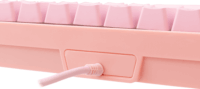White Shark Ronin TKL Vezetékes Gaming Billentyűzet - Angol (US) - Rózsaszín
