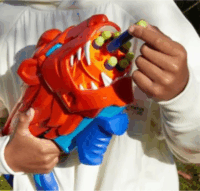 Hasbro Nerf Easy Play Lionfury szivacskilövő fegyver 16 tölténnyel