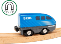 BRIO World Visszahúzható vonat - Kék