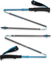 Black Diamond Carbon Z Összecsukható Túrabot - Antracit/Kék (120 cm)