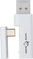 White Shark Firecrest Vezetékes/Wireless Gamer Fejhallgató Headset - Fehér
