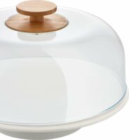 Alessi BG06 WG Fedeles Tálaló állvány 31,6 x 21,5 cm - Szürke / Átlátszó