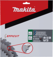 Makita EFFICUT Fa Körfűrészlap Ø 260mm 45 fog