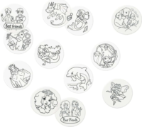 Ravensburger Xoomy Midi My Best Friend LED rajzasztal 30db sablonnal - Lila