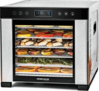 Rommelsbacher DA 950 Elektromos 6 tálcás Aszaló és szárító 600 Watt - Fekete / Inox