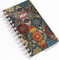 Realsystem 2025 SP5 8721-52 Napi beosztású spirálos zsebnaptár - Mozaik