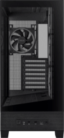 Asus A31 Plus TG ARGB Midi Torony Számítógépház + 4db 120mm ARGB ventilátor - Fekete