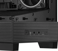 Asus A31 Plus TG ARGB Midi Torony Számítógépház + 4db 120mm ARGB ventilátor - Fekete