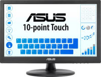 Asus 16" Touch VT169HE 16:9 FullHD IPS LED Érintőképernyős Monitor - Fekete