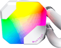 Montech HyperFlow 360mm ARGB All In One Univerzális CPU Vízhűtés - Fehér