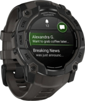 Garmin Instinct 3 Amoled Férfi Okosóra 50mm - Fekete / Szürke