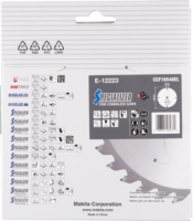 Makita EFFICUT Fa Körfűrészlap Ø 165mm 40 fog