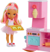 MGA Entertainment Rainbow High Little - Dessert Shop játékszett Kandy babával