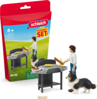 Schleich 42754 Horse Club BBQ Tom-mal figura szett