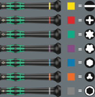 Wera 9715 Kraftform Micro Csavarhúzó készlet (24 db / csomag)