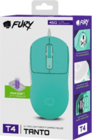 Fury Tanto T4 Vezetékes Gaming Egér - Menta
