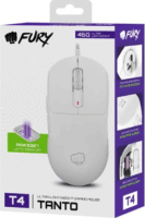 Fury Tanto T4 Vezetékes Gaming Egér - Fehér