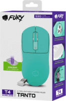 Fury Tanto T4 Bluetooth + RF Wireless Gaming Egér - Menta
