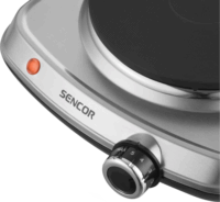 Sencor SCP 1506SS Hordozható 1 zónás Elektromos főzőlap 1500W - Inox/Fekete
