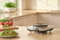 Sencor SCP 1506SS Hordozható 1 zónás Elektromos főzőlap 1500W - Inox/Fekete
