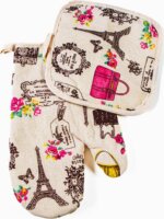 IRIS CT-37 17X26 cm és 17X17 cm Edényfogó Szett - Mintás