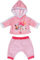 Zapf Creation BABY born® Vidám kutya mintás baba ruha szett - 43cm