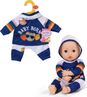 Zapf Creation BABY born® Mintás sportos baba ruha szett - 43cm