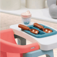 Écoiffier 7 darabos Etetőszék játék szett