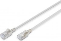 DIGITUS F/FTP CAT 6A RJ45 Patch kábel 1,5m - Szürke