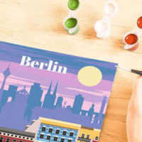 Ravensburger CreArt Színes Berlin Számfestő Készlet