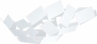 Alessi MT03 W La Stanza Scirocco Rozsdamentes Acél tál 23 x 24 cm - Fehér