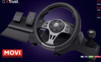 Trust GXT 289 Movi Black USB Kormány és pedál - Fekete (Switch / PS4 / Xbox One/Series/S/X)