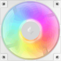 DeepCool FD12 120mm PWM ARGB Rendszerhűtő ventilátor - Fehér