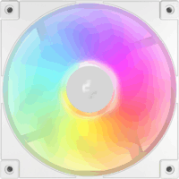 DeepCool FD14 140mm PWM ARGB Rendszerhűtő ventilátor - Fehér