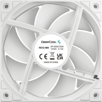 DeepCool FD12 120mm PWM Rendszerhűtő ventilátor - Fehér