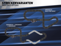 Carrera DIGTITAL 132 Race for Gold versenypálya 2db autóval 9,7m