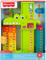 Fisher-Price JCT13 Vidám színes számoló krokodil fejlesztő játék