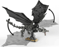 Mattel Mega Showcase Skyrim 619 darabos Építőjáték készlet