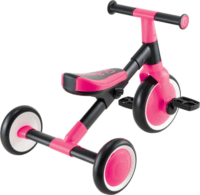 Globber Learning Trike 2 in 1 Gyerek futóbicikli - Rózsaszín/Fekete