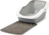 Savic Aseo Nyitott macska alomdoboz 20L - Fehér/Szürke