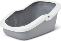 Savic Aseo Nyitott macska alomdoboz 20L - Fehér/Szürke