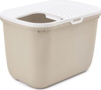 Savic Hop Macska alomdoboz 90L - Kávé/Fehér
