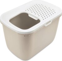 Savic Hop Macska alomdoboz 90L - Kávé/Fehér
